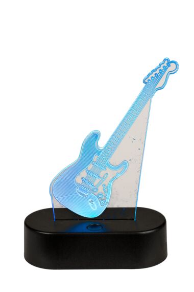 Gitar 3D-LED Lampe