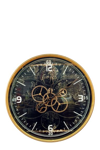 Klokke Vegg Motion Gear Clock