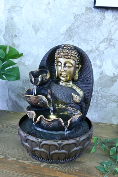 Fontene Buddha LED Belysning