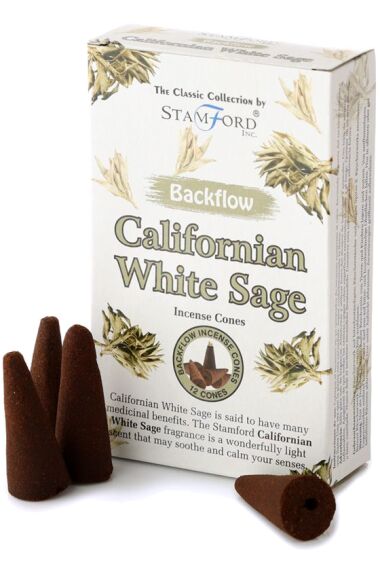 Røkelseskegler Backflow Californian White Sage