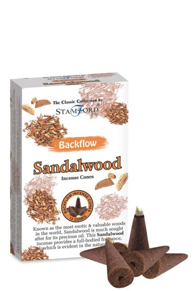 Røkelseskegler Backflow Sandalwood