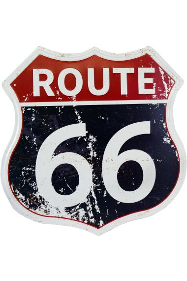 Metallskilt Route 66