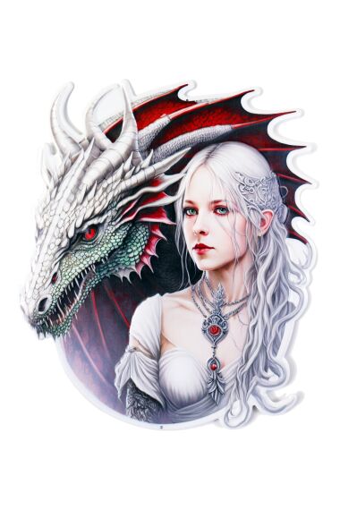 Metallbilde Dragon Lady