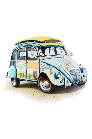 Retro Volkswagen Beetle