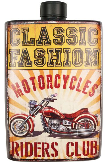 Retro Metallskilt Motorcycles Riders Club