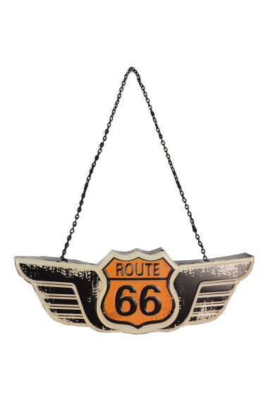 Retro Metallskilt Route 66