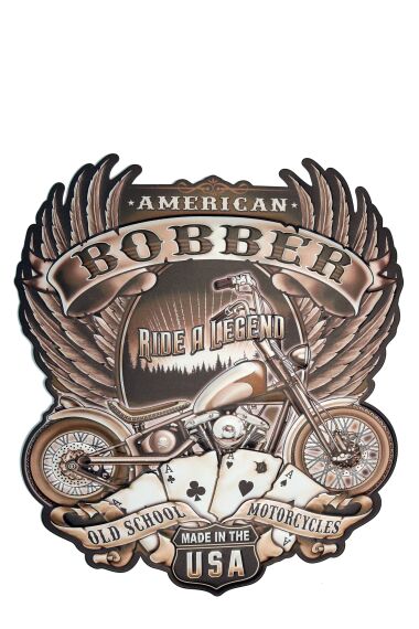 Retro Metallskilt American Bobber