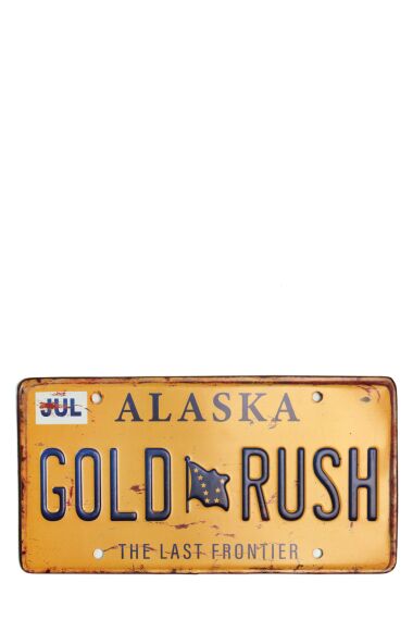 Retro Bilskilt i metall Alaska