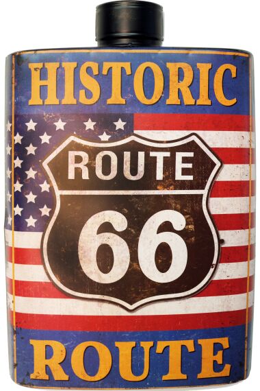 Retro Metallskilt Historic Route 66