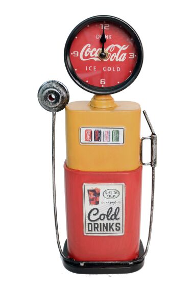 Retro Sparebøsse & Klokke Coca Cola