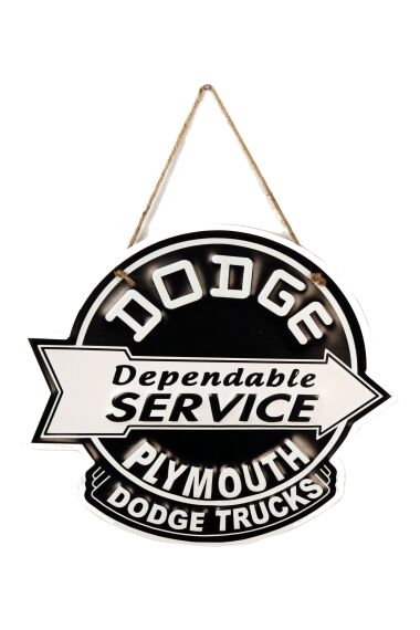 Retro Metallskilt Dodge Service